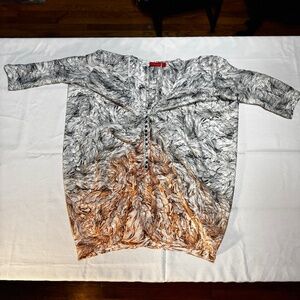 New York & Company Sheer Blouse - Medium